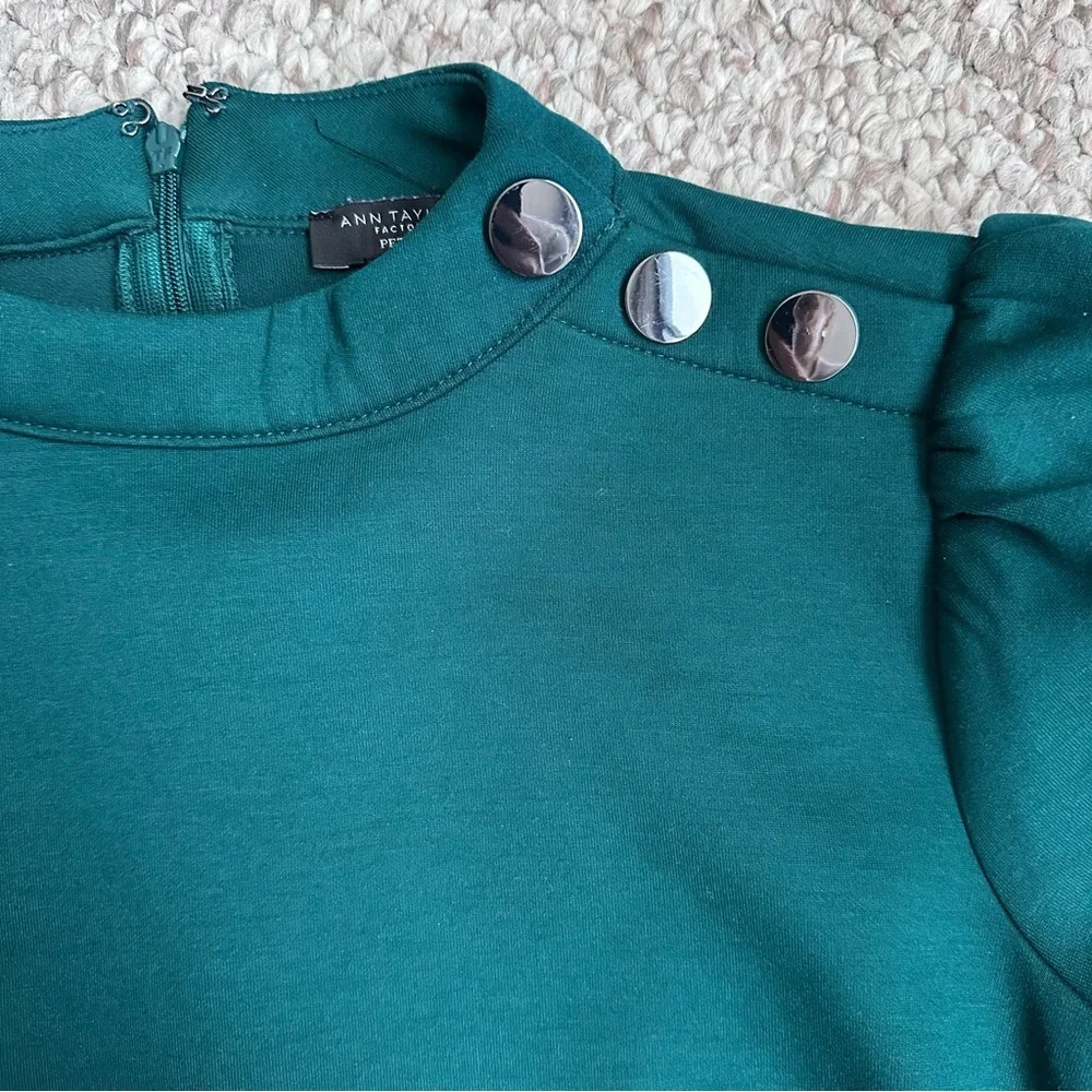 Ann Taylor Teal Midi Dress - Picture 6 of 9